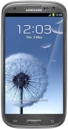 Смартфон Samsung Galaxy S3 GT-I9300 16Gb Titanium grey - Волгодонск